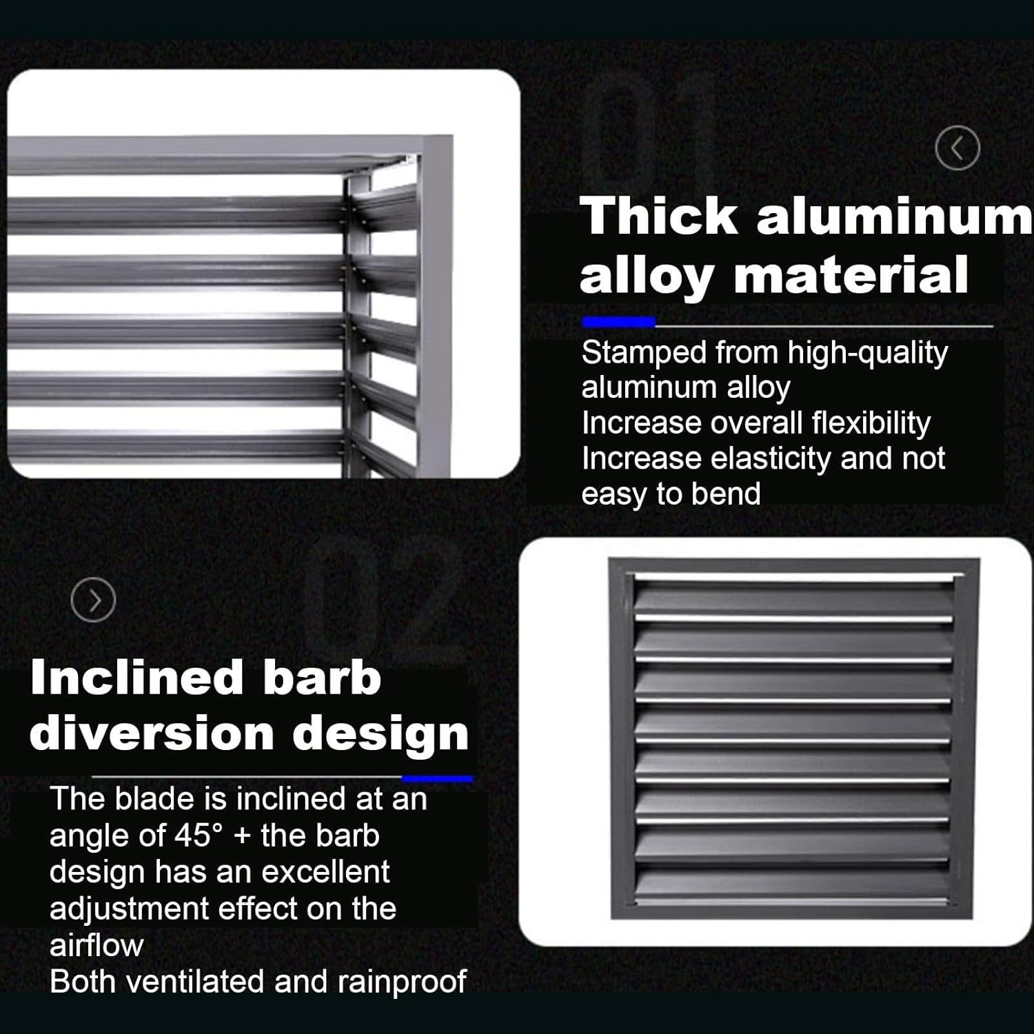 GENERIC Housse Robuste En Aluminium Pour Climatiseur – Clôture Antivol Pour Radiateur Pour Unités Extérieures, Réduction Du Bruit Et Dissimulation, Protection AC Et Décoration Extérieure élégante