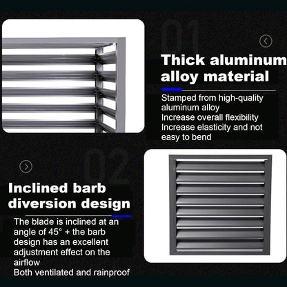 GENERIC Housse Robuste En Aluminium Pour Climatiseur – Clôture Antivol Pour Radiateur Pour Unités Extérieures, Réduction Du Bruit Et Dissimulation, Protection AC Et Décoration Extérieure élégante
