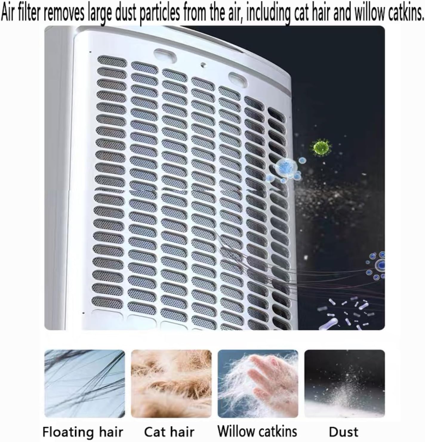 GENERIC Refroidisseur D'air évaporatif Portable 12L Tank Ice Packs 60W Quiet Fan 3 Vitesses Oscillant Humidificateur Pour La Maison Économie D'énergie Cool Breeze