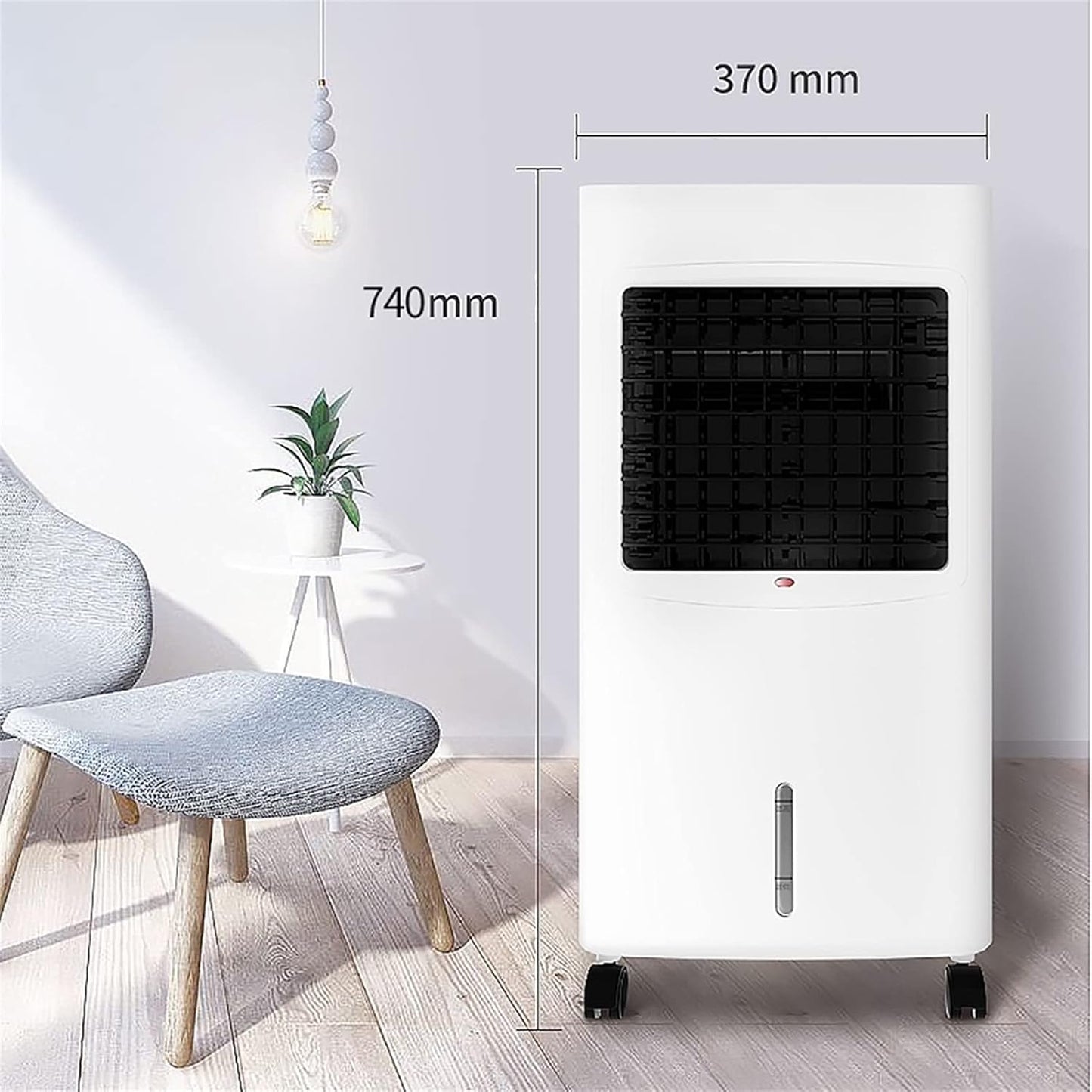GENERIC Climatiseur Portable 12 000 BTU, Refroidisseur évaporatif Avec Télécommande, Conception Mobile écoénergétique