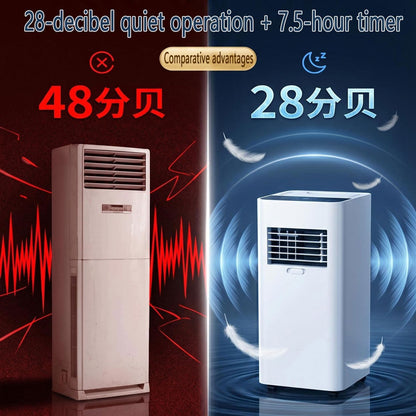  7000 BTU Portable AC Pour Les Chambres Jusqu'à 300 Pieds Carrés, Unité De Refroidissement Ultra-silencie Avec Télécommande, Déshumidificateur Et Modes De Ventilateur, Conception Facile Pour Le Bureau