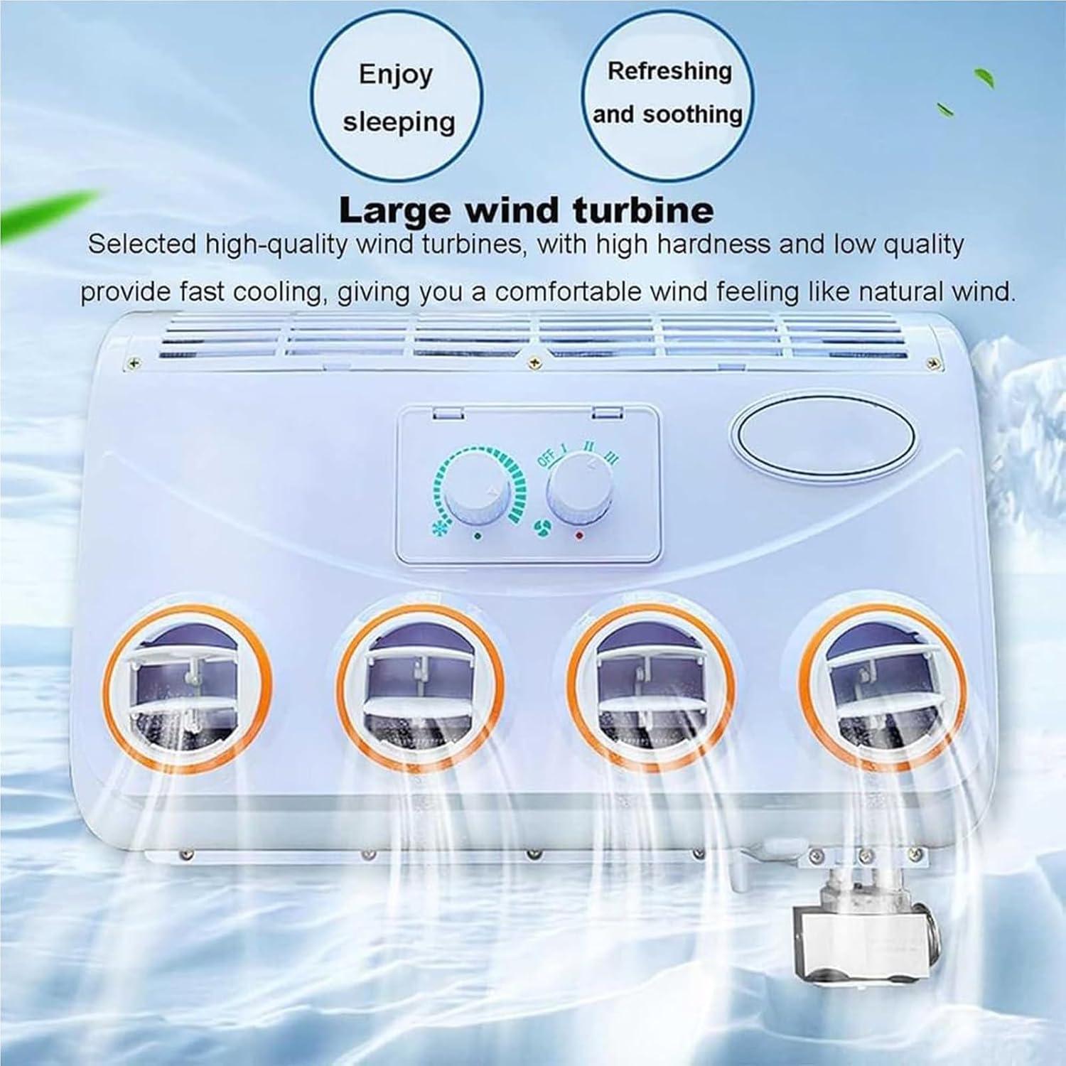  Climatiseur Portable Pour Voiture, 12 V/24 V CC, Léger Et Facile à Installer Pour Camions, Voitures Et Campings, Solution De Refroidissement électrique 100 W