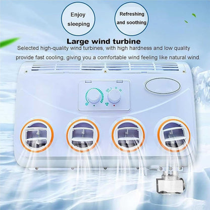  Climatiseur Portable Pour Voiture, 12 V/24 V CC, Léger Et Facile à Installer Pour Camions, Voitures Et Campings, Solution De Refroidissement électrique 100 W