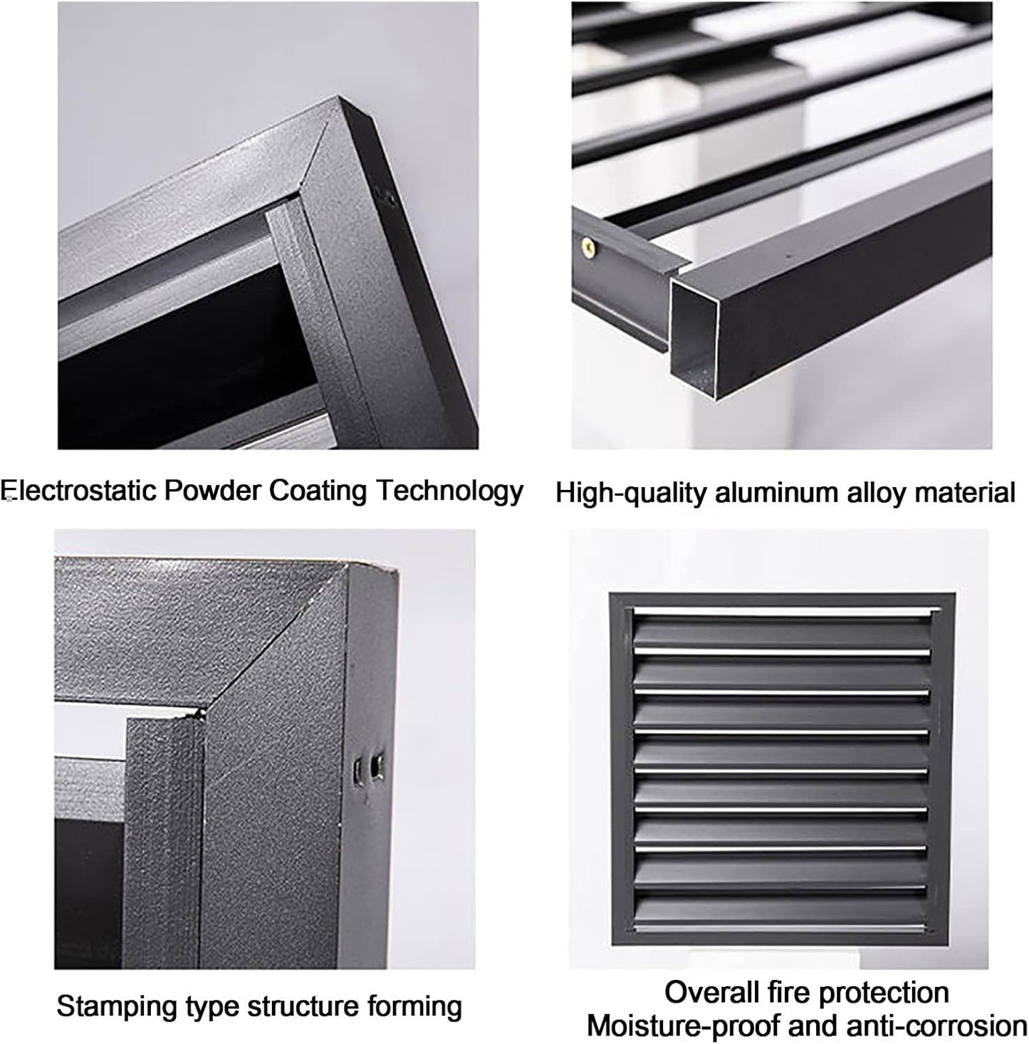  Housse D'extérieur En Aluminium Pour Unité De Climatisation – Grilles De Protection Pour Climatiseurs Et Pompes à Chaleur – Boîtier Polyvalent Pour Poubelle Et Support De Fleurs Résistant Aux