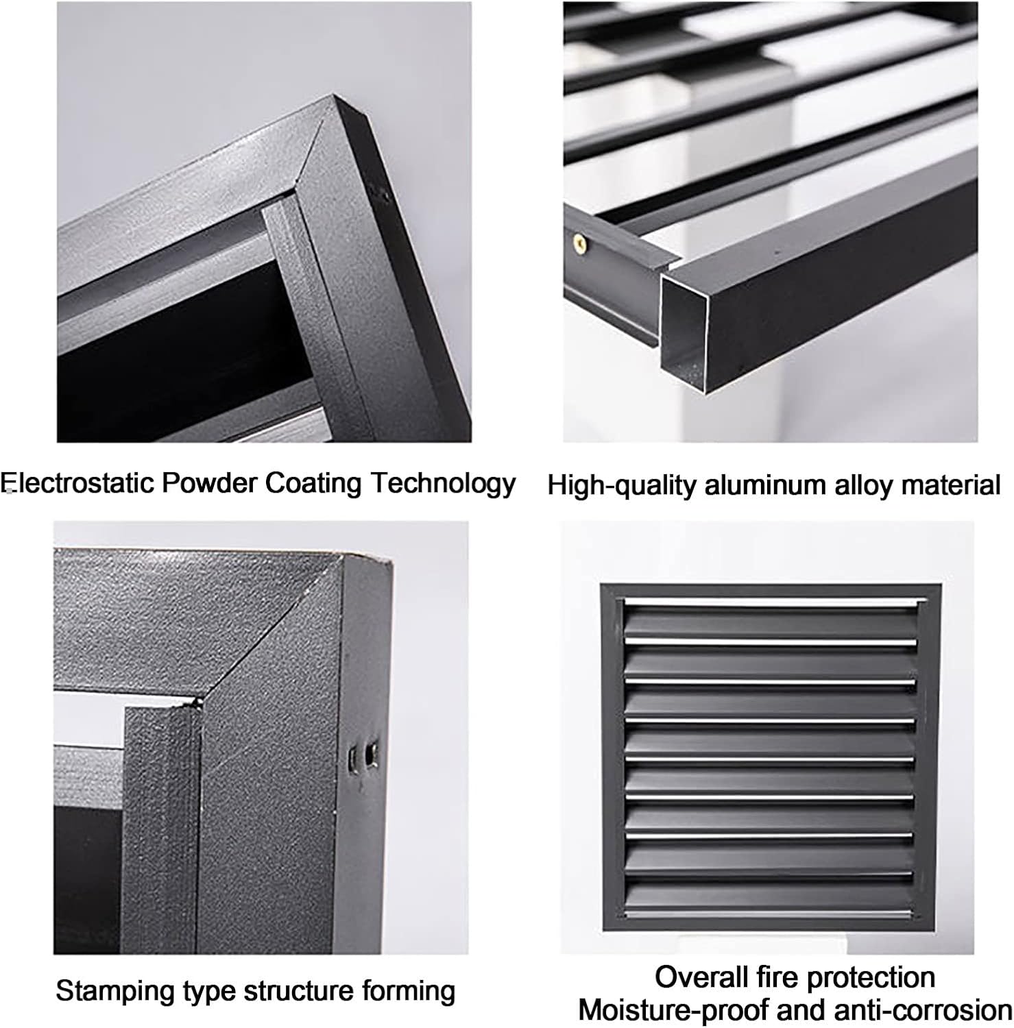  Housse D'extérieur En Aluminium Pour Unité De Climatisation – Grilles De Protection Pour Climatiseurs Et Pompes à Chaleur – Boîtier Polyvalent Pour Poubelle Et Support De Fleurs Résistant Aux