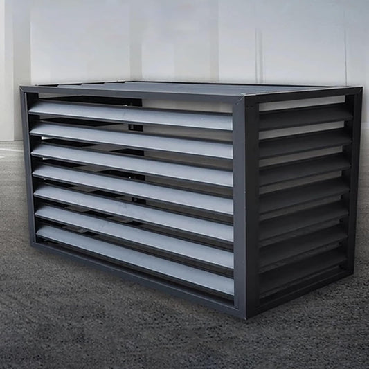  Couvertures En Aluminium Pour Unités Extérieures Résistantes Aux Intempéries Pour Climatiseur Et Pompe à Chaleur, Mini Housse Séparée, Protection Extérieure Durable, Compatible Avec Clôture D'intimité