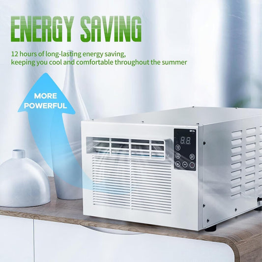  Portable AC Unit 1876 BTU, Mini Climatiseur Silencieux Avec Déshumidificateur, Ventilateur De Refroidissement Efficace Sur Le Port Pour Chambre à Coucher, Dortoir, Bureau, Location
