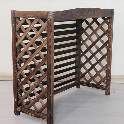 GENERIC Housse De Protection Pour Climatiseur Portable, Imperméable Et Résistante à La Poussière, 110 X 85 X 50 Cm, Design En Bois, Idéale Pour Les Zones Clôturées, Protection Contre La Neige Et La Poussière