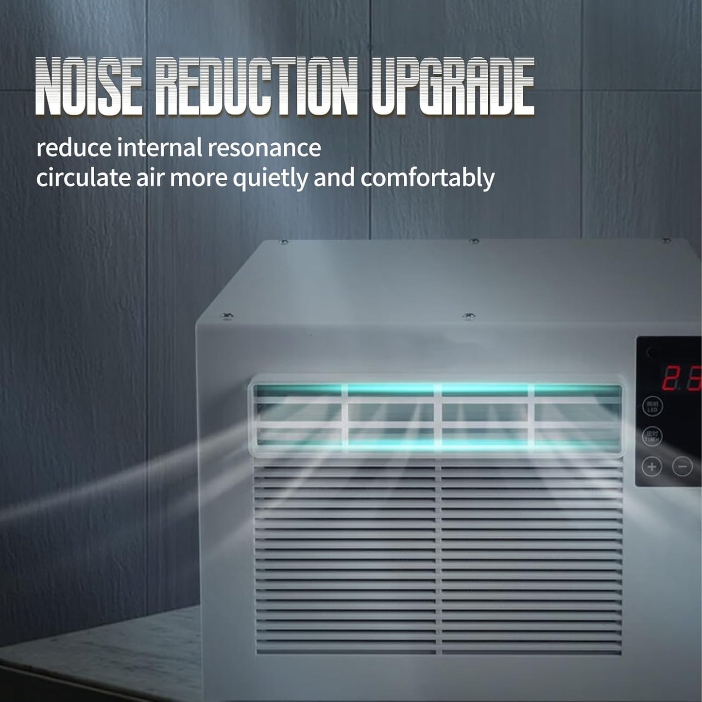  Portable AC Unit 1876 BTU, Mini Climatiseur Silencieux Avec Déshumidificateur, Ventilateur De Refroidissement Efficace Sur Le Port Pour Chambre à Coucher, Dortoir, Bureau, Location