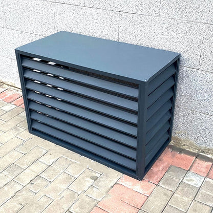 GENERIC Housse De Protection Pour Climatiseur De Fenêtre, écran De Clôture – Étanche à La Poussière Et Robuste – Bouclier D'intimité En Aluminium Pour Unité De Condensation, Boîtier De Poubelle, Support De