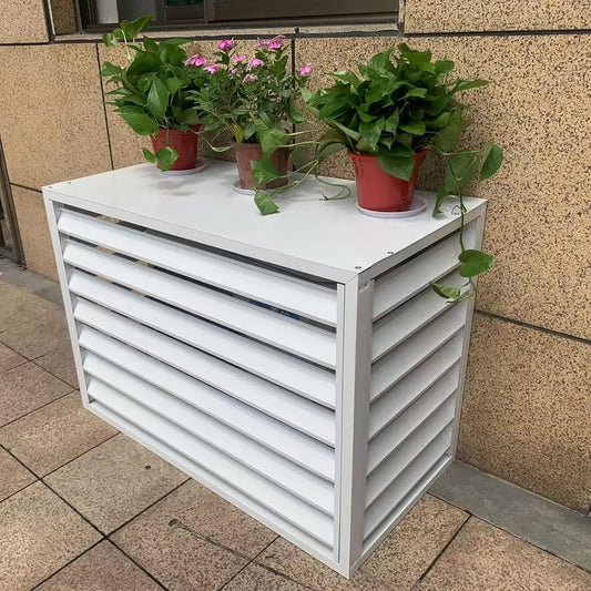 GENERIC Housse De Protection Pour Climatiseur Extérieur - Clôture De Protection Pour Unités De Climatisation - Hide & Shield - Pour Unités De Condensation Extérieures - Résistante Aux Intempéries