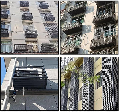  Couvertures En Aluminium Pour Unités Extérieures Résistantes Aux Intempéries Pour Climatiseur Et Pompe à Chaleur, Mini Housse Séparée, Protection Extérieure Durable, Compatible Avec Clôture D'intimité