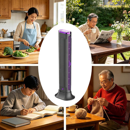  Mini Climatiseur Portable | Mini Appareil USB Rechargeable Portable Sans Pale,ventilateur Climatiseur,pour Bureau Maison Voiture Camping Intérieur Voyage Camping-Car Garage