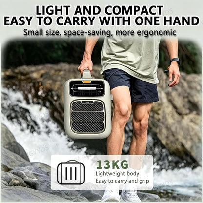  Climatiseur Mobile, Air Conditioner Portable Climatiseur Mobile Sans Evacuation, 3 En 1 Climatiseurs Portables, Minuteries, Adapté Au Camping De Bureau De Chambre à Coucher，4700 BTU，420 W