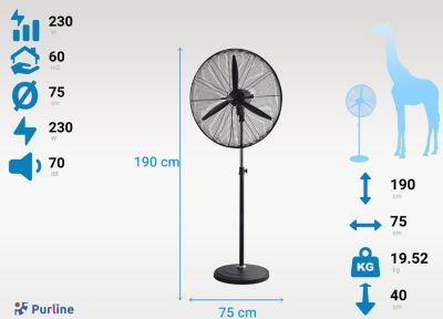  Ventilateur PURLINE VENTY METABLAST F