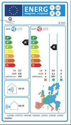  Unité Intérieure 4426 Q EXCELLENCE Blanc 20 DB Pour Pièces 60-85 M³ Avec Wifi