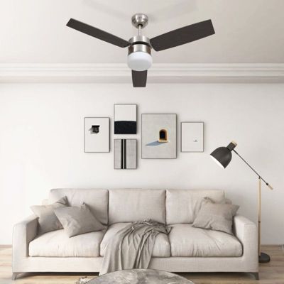 Ventilateur VIDAXL Ventilateur De Plafond Lampe Et Télécomm